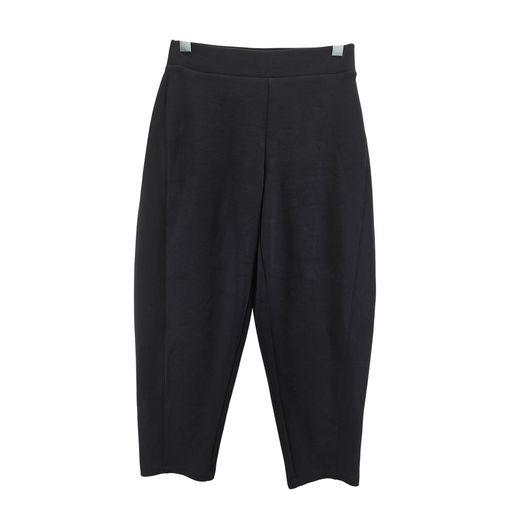 Spanx AirEssentials Tapered Pants Very Black High‎ Rise Small Petite SP 20412R